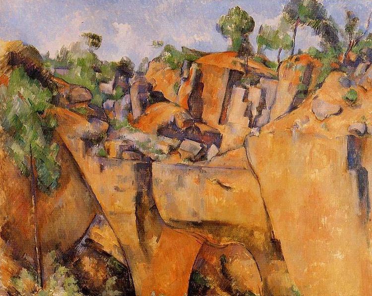 Paul Cezanne The Bibemus Quarry France oil painting art